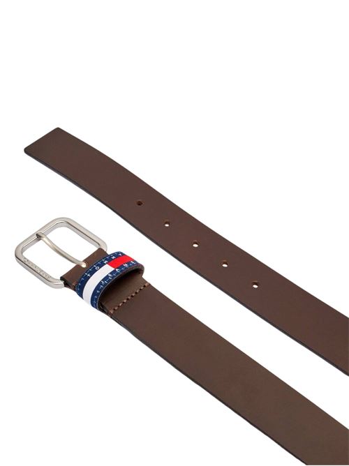 Cintura marrone in pelle Tommy Jeans | AM0AM13688GUE